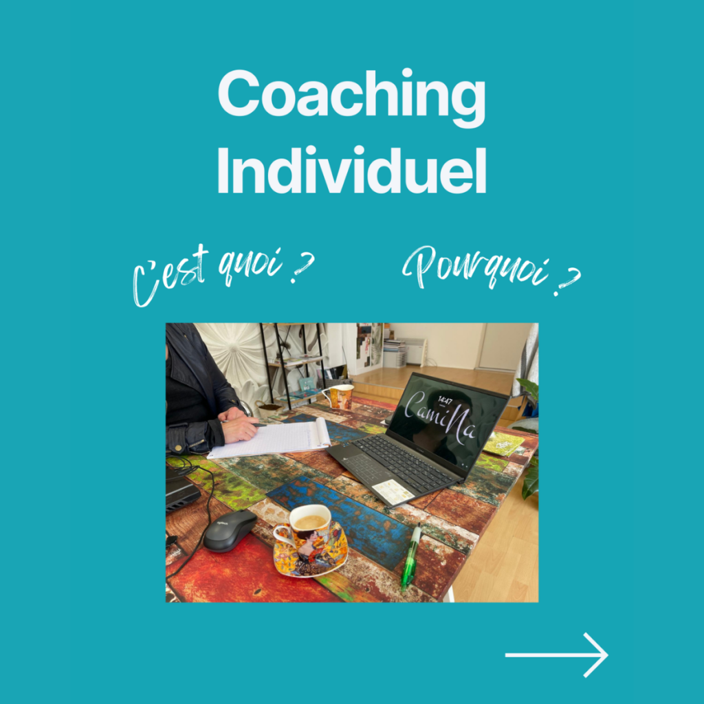 Diapositive montrant une séance de coaching individuel